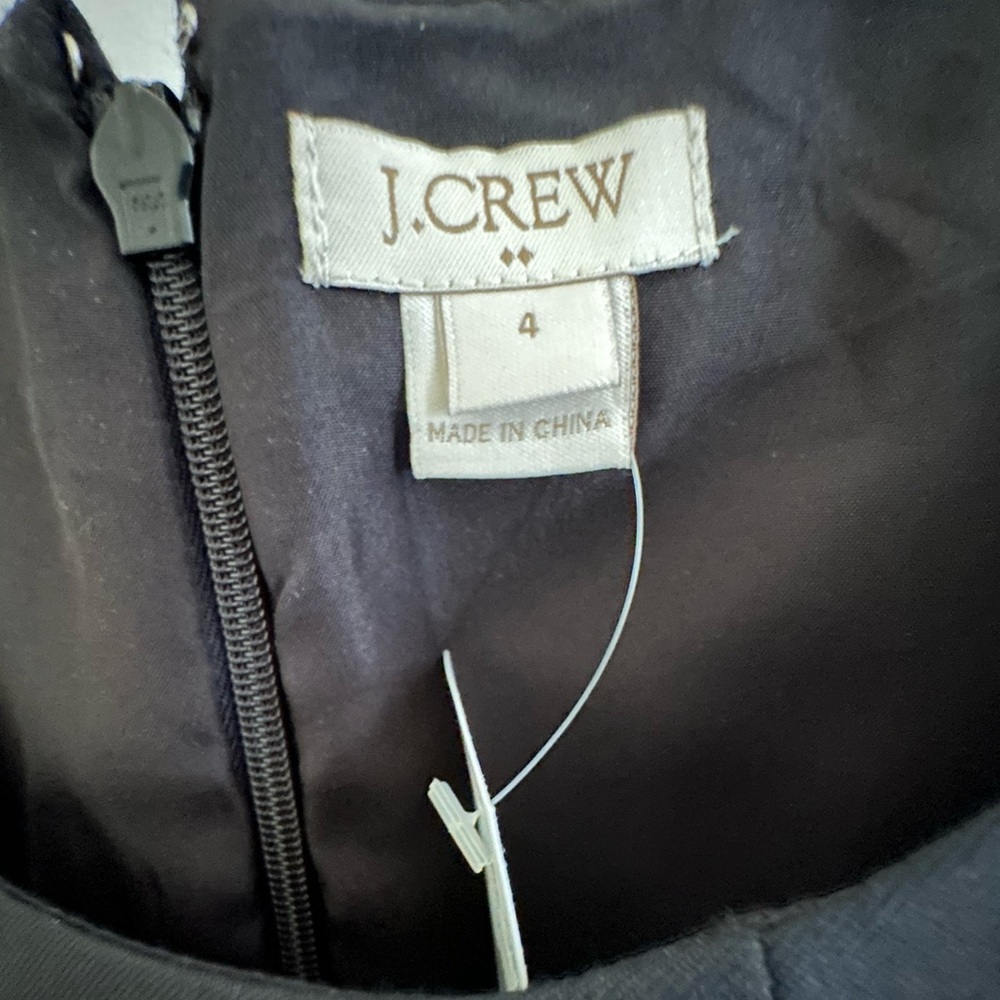 Brand New with tags J Crew black dress